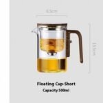 Glass Teapot with Magnetic Filter System - Image 5